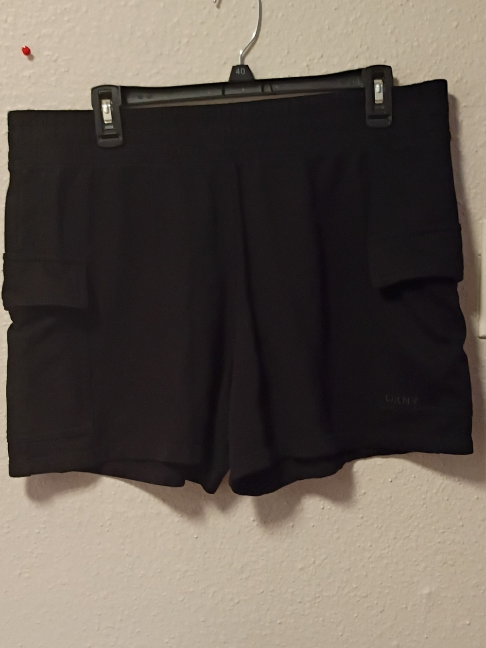 DKNY Black Women's Cargo Knit Shorts
